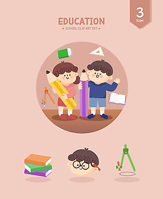 전신 여자 어린이교육 남자 안경 얼굴 어린이 일러스트 학교 교육캐릭터 들기 소녀 소년 책 세명 연필 지우개 삼각자 컴파스 수학교육 어린이만 코랄 일러캐릭터 AI파일 캐릭터 잡화 교육 컬러 모션 문구용품 학용품 자 사람 신체부위 필기구 수학 파일형식 벡터