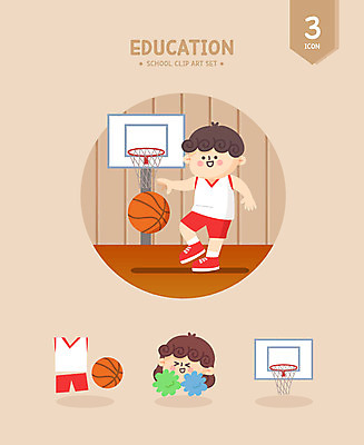 전신 여자 어린이교육 남자 얼굴 어린이 일러스트 학교 교육캐릭터 농구 소녀 소년 두명 운동 농구대 농구복 응원수술 베이지색 어린이만 일러캐릭터 AI파일 캐릭터 교육 컬러 건강 사람 신체부위 운동복 구기 응원용품 골대 파일형식 벡터