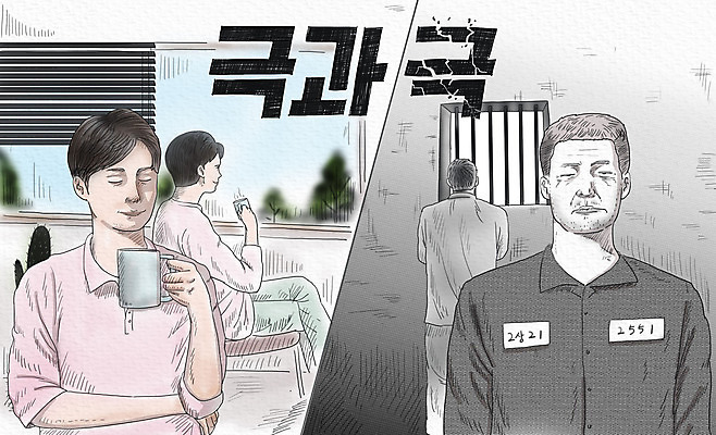 PSD 응시 남자 여유 커피 일러스트 창문 집안 서기 들기 앉기 여러명 상반신 성인 타이포그라피 컵 눈감음 비교 감옥 창살 모닝커피 양극 죄수 성인남자만 국내일러스트 문자 식기 시선 감정 음료 다수 컨셉 모션 실내 사람 남자만 성인만 파일형식