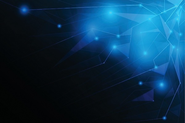 EPS 해외이미지 백그라운드 일러스트 디지털백그라운드 미래 사람없음 그래픽 파란색 빛 디지털 검은색 폴리곤 해외일러스트 컬러 컨셉 파일형식 벡터