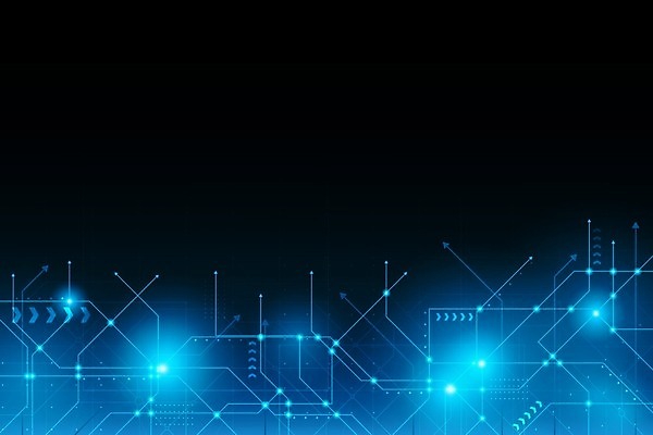 EPS 해외이미지 백그라운드 일러스트 디지털백그라운드 미래 사람없음 그래픽 파란색 빛 디지털 검은색 해외일러스트 컬러 컨셉 파일형식 벡터