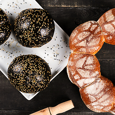 포토 JPG 해외이미지 빵 탁자 사람없음 바게트 해외202105 해외포토 음식 가구 파일형식