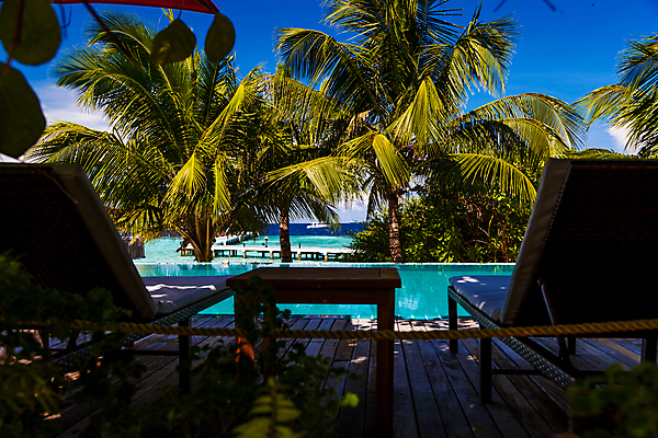 포토 JPG 해외이미지 나무 바다 가구 의자 자연 호텔 수영장 풍경 사람없음 야외 물 파란색 태양 정원 수영 고급 갑판 휴양지 해외202105 해외포토 자연요소 식물 컬러 생활용품 컨셉 배_교통 숙소 장소 수상스포츠 생태계 파일형식
