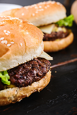 포토 JPG 해외이미지 패스트푸드 사람없음 아웃포커스 햄버거 해외202105 해외포토 촬영기법 인스턴트 파일형식