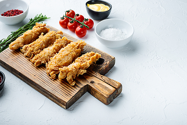 포토 JPG 해외이미지 음식 빵 육류 요리 사람없음 치킨 줄무늬 흰배경 해외202105 해외포토 백그라운드 무늬 식재료 흰색 닭고기요리 파일형식