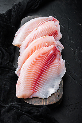 포토 JPG 해외이미지 검은배경 육류 어류 사람없음 해산물 날것 해외202105 해외포토 레이스천 백그라운드 식재료 검은색 수중동물 직물 파일형식