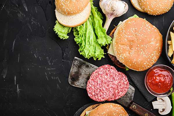 포토 JPG 해외이미지 패스트푸드 육류 사람없음 햄버거 패티 해외202105 해외포토 식재료 인스턴트 파일형식