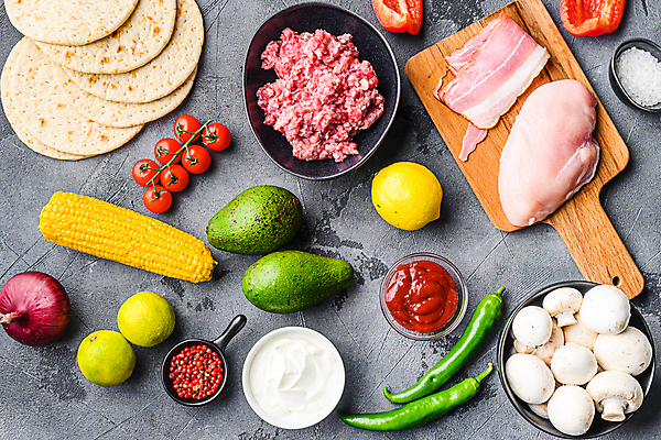 포토 JPG 해외이미지 음식 고추 거리 육류 옥수수 요리 사람없음 치킨 소고기 향신료 라임 타코 살사댄스 해외202105 해외포토 채소 과일 식재료 곡류 춤 닭고기요리 향미료 파일형식