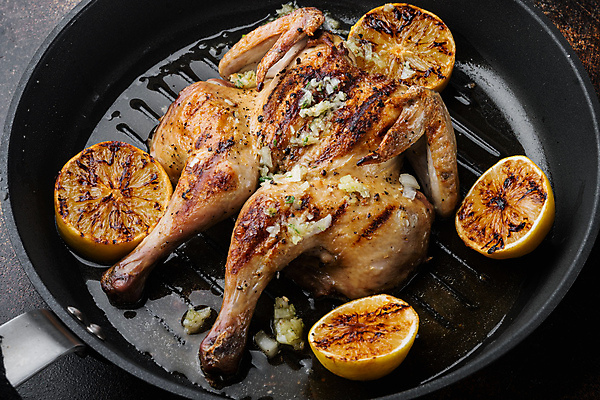 포토 JPG 해외이미지 음식 오렌지 육류 요리 사람없음 치킨 레몬 해외202105 해외포토 과일 식재료 닭고기요리 파일형식