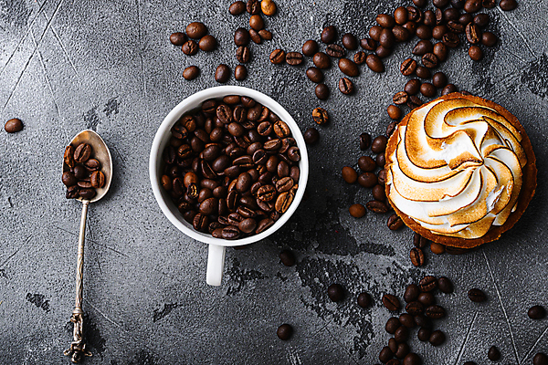 포토 JPG 해외이미지 커피 음식 회색배경 콩 사람없음 컵 날것 아라비카 해외202105 해외포토 식기 음료 백그라운드 곡류 회색 파일형식