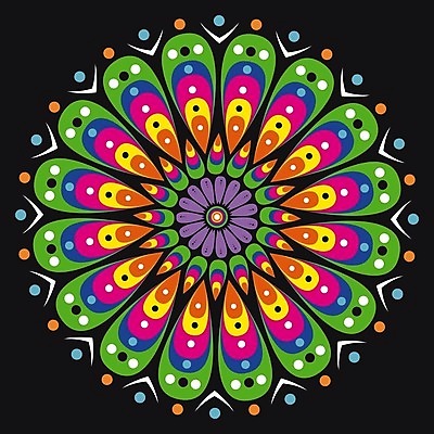 EPS 해외이미지 클립아트 모양 꽃 선 백그라운드 컨셉 꽃무늬 패턴 일러스트 놀이 추상 휴식 창조 취미 사람없음 그래픽 컬러풀 원형 화려 낙서 만화 그림 페이지 색칠공부 스타일 해외202105 해외일러스트 레이스천 도형 식물 컬러 무늬 학습 직물 색칠 파일형식 벡터