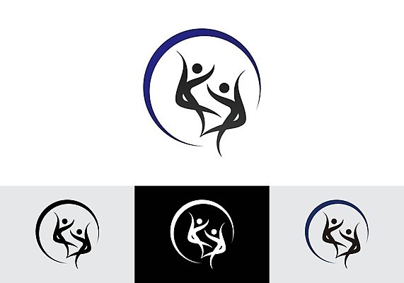 EPS 해외이미지 일러스트 비즈니스 사람모양 사람없음 춤 원형 심볼 해외202105 해외일러스트 모양 도형 문화예술 파일형식 벡터