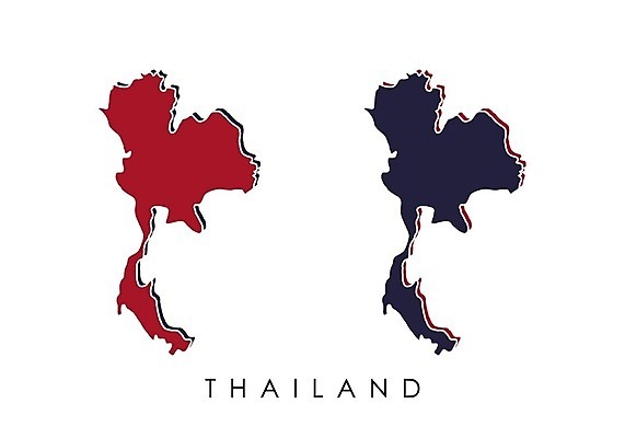 EPS 해외이미지 템플릿 일러스트 태국 사람없음 심볼 영토 해외202105 해외일러스트 아시아 파일형식 벡터