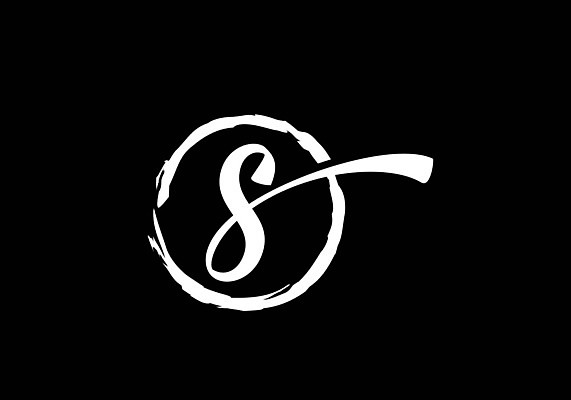 EPS 해외이미지 일러스트 비즈니스 사람없음 원형 심볼 S 해외202105 해외일러스트 도형 알파벳 파일형식 벡터