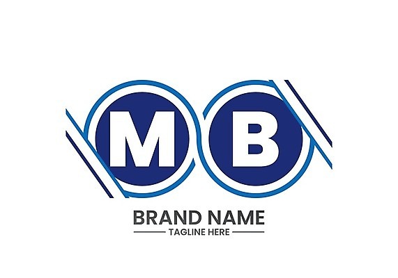 EPS 해외이미지 선 일러스트 비즈니스 사람없음 원형 B 심볼 M 해외202105 해외일러스트 도형 알파벳 파일형식 벡터