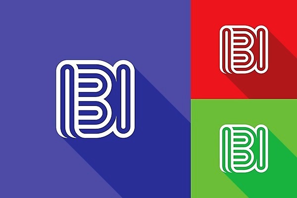 EPS 해외이미지 알파벳 일러스트 비즈니스 사람없음 검은색 심볼 모노그램 국경 해외202105 해외일러스트 영어 컬러 파일형식 벡터