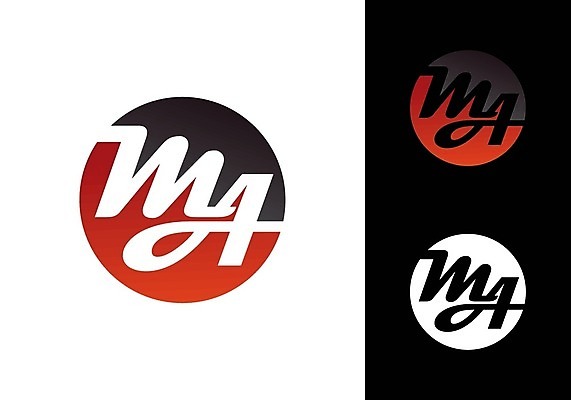 EPS 해외이미지 일러스트 비즈니스 사람없음 원형 심볼 A M 해외202105 해외일러스트 도형 알파벳 파일형식 벡터