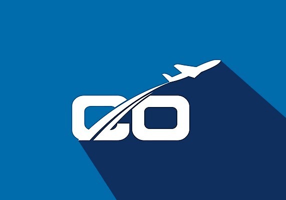 EPS 해외이미지 일러스트 비즈니스 비행기 사람없음 심볼 go 해외202105 해외일러스트 항공교통 대중교통 파일형식 벡터