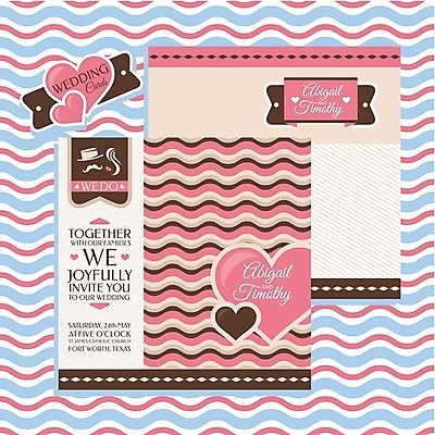 EPS 해외이미지 분홍색 결혼 일러스트 수염 글자캘리그라피 사람없음 하트 입술 청첩장 복고 신랑신부 지그재그 해외202004 해외202105 해외일러스트 모양 신부_웨딩 컬러 신랑 캘리그라피 카드_감사 이벤트 신체부위 파일형식 벡터