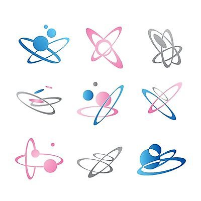 EPS 해외이미지 디자인 일러스트 종류 사람없음 다양 원형 엘리먼트 원자구조 해외202004 해외202105 해외일러스트 도형 다수 원자 파일형식 벡터