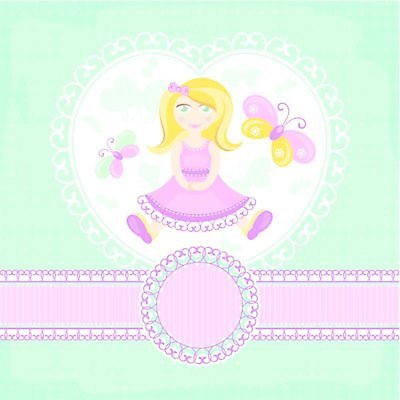 EPS 해외이미지 전신 여자 어린이 나비 일러스트 한명 앉기 귀여움 보라색 하트 민트색 소녀한명만 해외202004 해외202105 해외일러스트 모양 1 컬러 곤충 컨셉 모션 사람 여자한명만 소녀만 파일형식 벡터