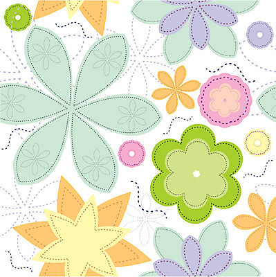 EPS 해외이미지 꽃 점선 백그라운드 꽃무늬 일러스트 사람없음 해외202004 해외202105 해외일러스트 식물 선 무늬 파일형식 벡터