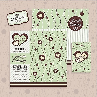 EPS 해외이미지 선 결혼 일러스트 글자캘리그라피 사람없음 연두색 하트 원형 청첩장 복고 결혼반지 해외202004 해외202105 해외일러스트 모양 도형 캘리그라피 카드_감사 이벤트 초록색 반지 파일형식 벡터