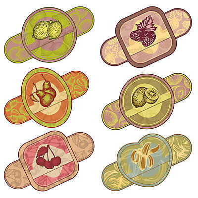 EPS 해외이미지 일러스트 바나나 키위 사람없음 세트 체리 레몬 심볼 산딸기 서양배 해외202004 해외202105 해외일러스트 과일 배_과일 파일형식 벡터