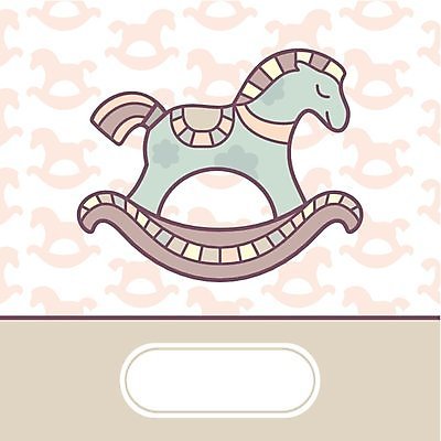 EPS 해외이미지 패턴 일러스트 사람없음 귀여움 흔들목마 해외202004 해외202105 해외일러스트 컨셉 무늬 목마 파일형식 벡터