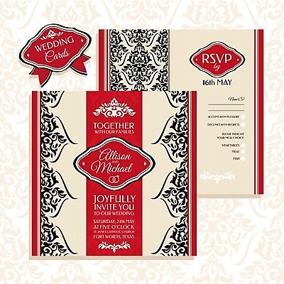 EPS 해외이미지 결혼 일러스트 글자캘리그라피 사람없음 빈티지 청첩장 복고 해외202004 해외202105 해외일러스트 컨셉 캘리그라피 카드_감사 이벤트 파일형식 벡터