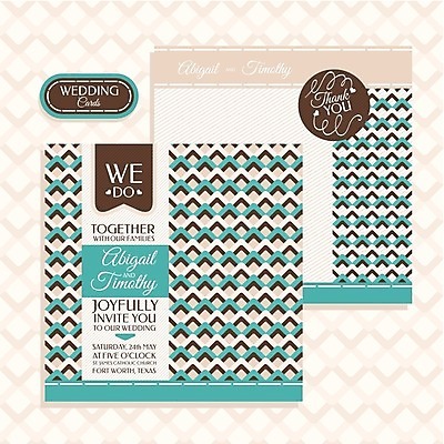 EPS 해외이미지 결혼 패턴 일러스트 글자캘리그라피 사람없음 사각형 청첩장 복고 민트색 해외202004 해외202105 해외일러스트 도형 컬러 무늬 캘리그라피 카드_감사 이벤트 파일형식 벡터