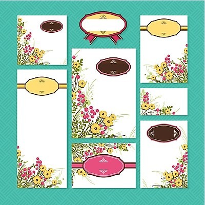 EPS 해외이미지 디자인 꽃 결혼 잎 일러스트 프레임 사람없음 세트 사각형 청첩장 해외202004 해외202105 해외일러스트 도형 식물 카드_감사 이벤트 파일형식 벡터