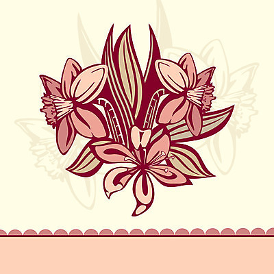 EPS 해외이미지 꽃 분홍색 백그라운드 잎 꽃무늬 일러스트 사람없음 해외202004 해외202105 해외일러스트 식물 컬러 무늬 파일형식 벡터