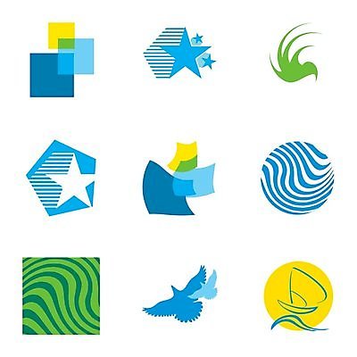 EPS 해외이미지 디자인 별 일러스트 조류 세마리 사람없음 사각형 원형 엘리먼트 해외202004 해외202105 해외일러스트 자연요소 도형 동물 3 파일형식 벡터