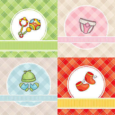 EPS 해외이미지 일러스트 사람없음 세트 귀여움 체크무늬 기저귀 아기신발 딸랑이 아기모자 아기장갑 해외202004 해외202105 해외일러스트 모자_잡화 장갑 신발 컨셉 무늬 아기용품 파일형식 벡터