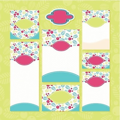 EPS 해외이미지 디자인 열매 결혼 잎 일러스트 프레임 사람없음 파란색 세트 사각형 청첩장 해외202004 해외202105 해외일러스트 도형 식물 컬러 카드_감사 이벤트 파일형식 벡터