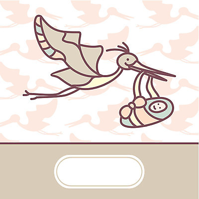 EPS 해외이미지 한마리 일러스트 한명 귀여움 비행 아기 황새 해외202004 해외202105 해외일러스트 1 컨셉 조류 사람 파일형식 벡터