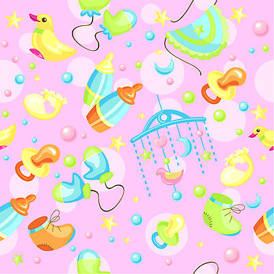 EPS 해외이미지 분홍색 패턴 일러스트 사람없음 귀여움 패턴백그라운드 젖병 노리개젖꼭지 아기신발 모빌 턱받이 아기양말 아기장갑 오리장난감 해외202004 해외202105 해외일러스트 컬러 장갑 백그라운드 신발 컨셉 무늬 장난감 아기용품 파일형식 벡터