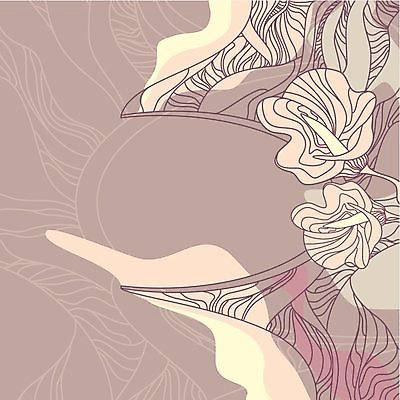 EPS 해외이미지 꽃 분홍색 잎 꽃무늬 일러스트 프레임 사람없음 해외202004 해외202105 해외일러스트 식물 컬러 무늬 파일형식 벡터