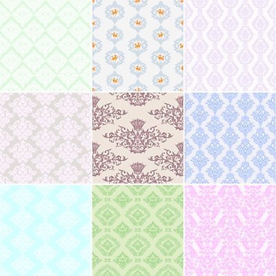 EPS 해외이미지 꽃 백그라운드 잎 꽃무늬 패턴 곡선 일러스트 벽지 추상 왕관 장식 세트 수확 직물 커튼 천 수집 타일 질감 복고 구성 르네상스 옛날 회복 반복 해외202004 해외202105 해외일러스트 식물 선 컨셉 무늬 농업 파일형식 벡터