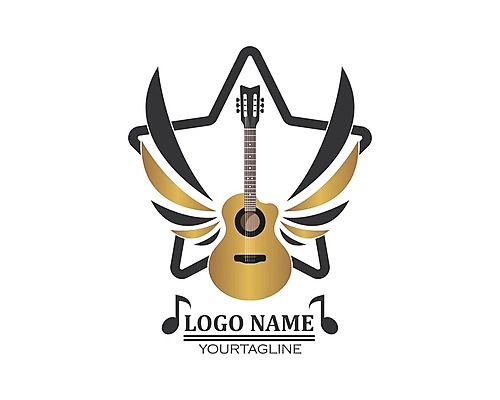 EPS 해외이미지 음악 일러스트 비즈니스 사람없음 기타 심볼 해외202105 해외일러스트 현악기 문화예술 파일형식 벡터