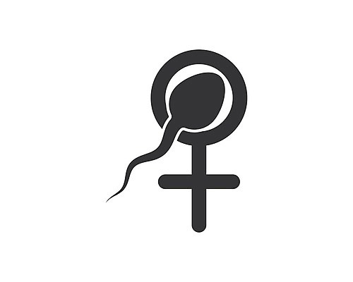 EPS 해외이미지 디자인 과학 일러스트 사람없음 임신 DNA 심볼 여자기호 해외202105 해외일러스트 생명공학 성별기호 파일형식 벡터