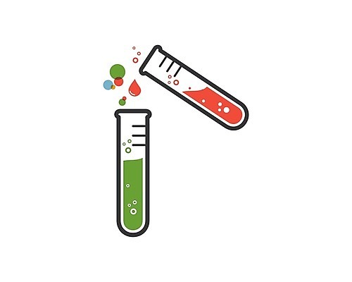 EPS 해외이미지 디자인 과학 일러스트 현미경 실험 사람없음 물방울 DNA 심볼 시험관 섞기 해외202105 해외일러스트 실험기구 생명공학 파일형식 벡터