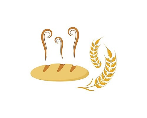 EPS 해외이미지 빵 일러스트 디저트 사람없음 밀 심볼 해외202105 해외일러스트 음식 곡류 파일형식 벡터