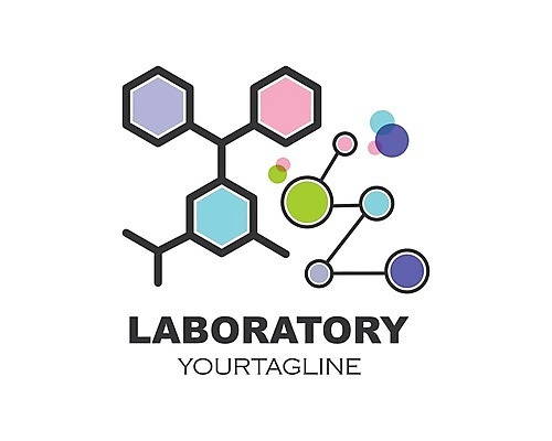 EPS 해외이미지 디자인 과학 일러스트 실험 사람없음 원형 DNA 연결 심볼 육각형 해외202105 해외일러스트 도형 생명공학 파일형식 벡터