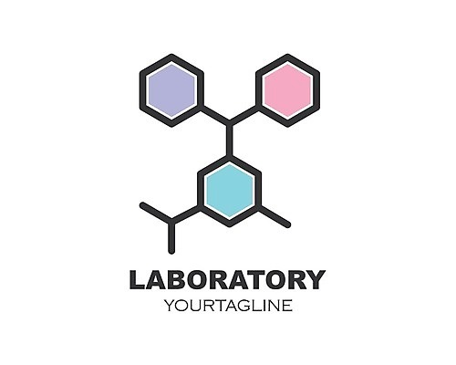 EPS 해외이미지 디자인 과학 일러스트 실험 사람없음 DNA 심볼 육각형 해외202105 해외일러스트 도형 생명공학 파일형식 벡터