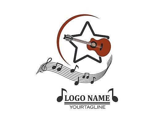 EPS 해외이미지 음악 일러스트 비즈니스 사람없음 기타 심볼 해외202105 해외일러스트 현악기 문화예술 파일형식 벡터