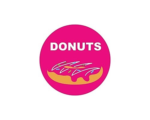 EPS 해외이미지 디자인 일러스트 디저트 사람없음 도넛 달콤 심볼 해외202105 해외일러스트 음식 맛 파일형식 벡터