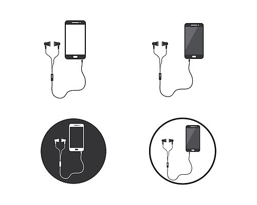 EPS 해외이미지 디자인 음악 이어폰 일러스트 장신구 모바일 스마트폰 핸드폰 디지털 헤드폰 소리 듣기 플랫 무선전화기 심볼 라디오 귀 오디오 철사 스테레오 플레이어 해외202105 해외일러스트 음향기기 모션 문화예술 신체부위 전자제품 스마트기기 전화기 파일형식 벡터