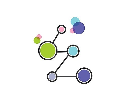 EPS 해외이미지 디자인 과학 일러스트 사람없음 원형 연결 심볼 해외202105 해외일러스트 도형 파일형식 벡터